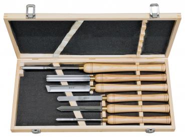 Bernardo Standard-Drechselmessersatz C, Carbon, 6-tlg.